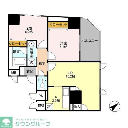 フォレンツタワー文京千石の物件間取画像